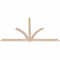 Ekena Millwork Redmond Smooth Timber Gable Bracket, Douglas Fir, 84"W x 49"H x 1 1/2"D x 3 1/2"F, 14/12 Pitch GBW084X49X0204RED00SDF - alternate 2